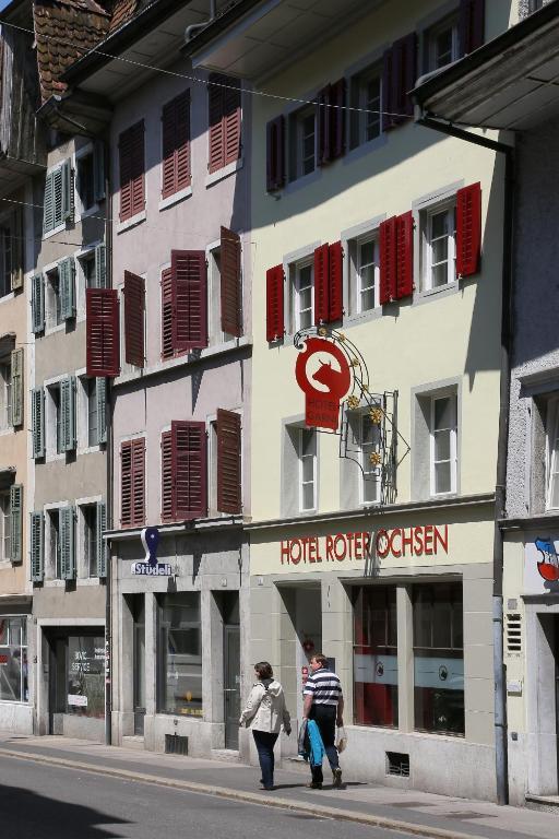 Hotel Roter Ochsen โซโลทูร์น ภายนอก รูปภาพ